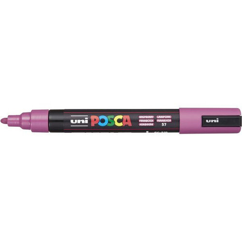 Uni Posca Poster Marker PC-5M 2.5mm Medium Bullet Raspberry