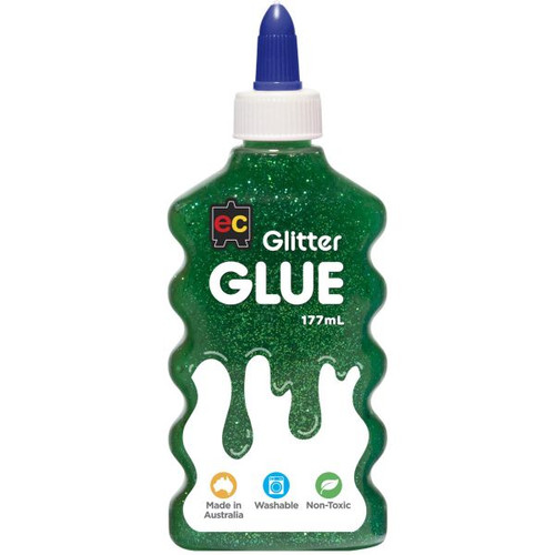 EC Glitter Glue 177ml Green *** While Stocks Last ***