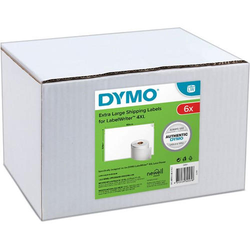 Dymo LabelWriter Shipping Labels 104 x 159 mm Pack of 6