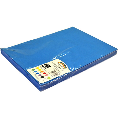 Rainbow Spectrum Board A3 220gms Dark Blue 100 Sheets