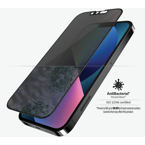 PanzerGlass Screen Protector iPhone 13 Pro Black Privacy