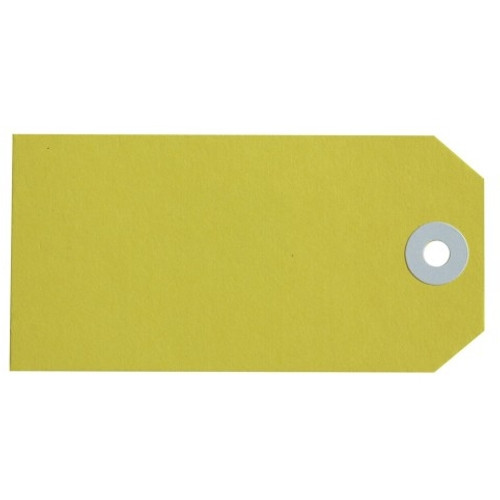 AVERY SHIPPING TAGS SIZE 4 108X54MM YELLOW 54 x 108 mm Box of 1000