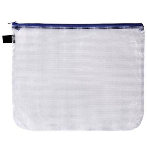 Blue Handy Pouch with Zip A4