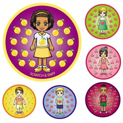 MERIT STICKER SCRATCH N SNIFF 72 STICKERS PER PACK