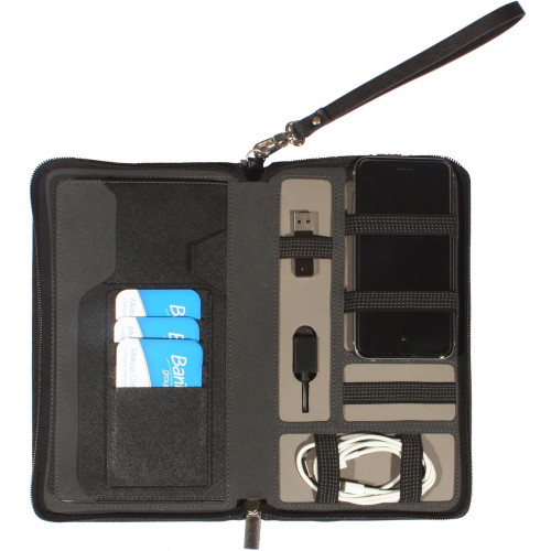 MODENA RECHARGE ACCESORY CASE With Wrist Strap Black