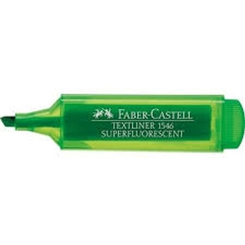 Faber-Castell Textliner 46 Highlighter Ice Superfluorescent Green, Each