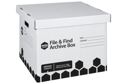 MARBIG ARCHIVE BOX FILE & FIND W375 x H320 x L380mm