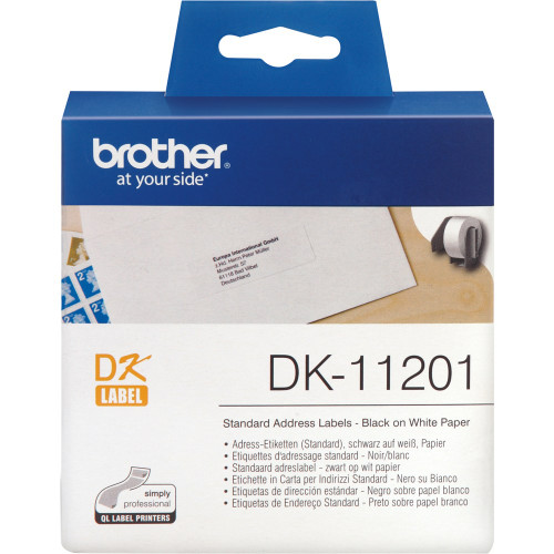 BROTHER DESKTOP LABEL PRINTER LABELS Standard Address 29x90mm (Box of 400)