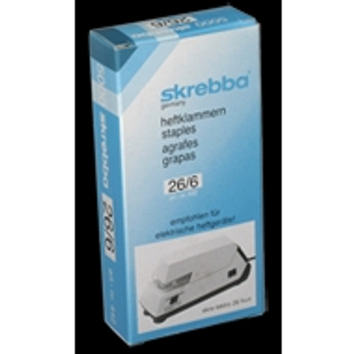 SKREBBA 26/6 STAPLES 30 SHEET CAPACITY SSKR2665 BX5000