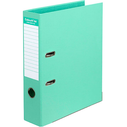 COLOURHIDE LEVER ARCH FILE PE A4 BISCAY GREEN