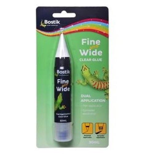 BOSTIK FINE & WIDE CLEAR GLUE 30ML (30840153)