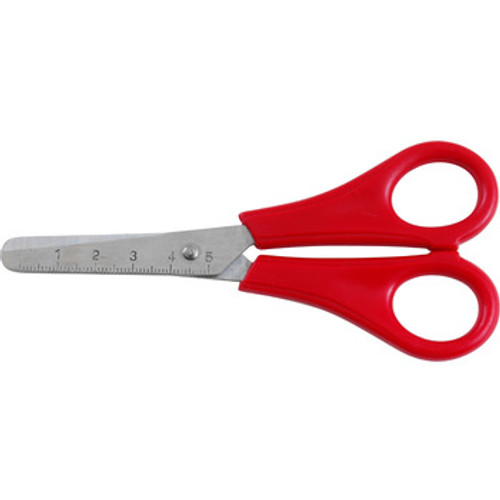 Celco School Scissors Red 133mm with Blunt Tip for Safety Pack of 12