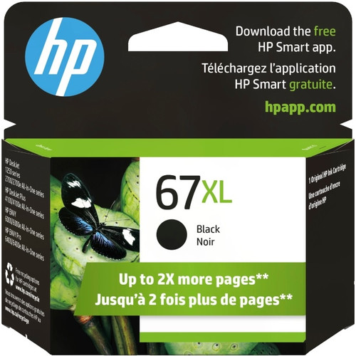 HP #67XL Original Black Ink