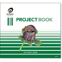 OLYMPIC PROJECT BOOK P521 273mm x 300mm, 24 Pages, 8mm Feint Ruled Pack of 20