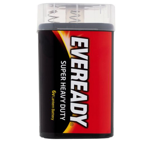 EVEREADY BLACK SUPER HEAVY DUTY LANTERN 6V BATTERY (EACH)