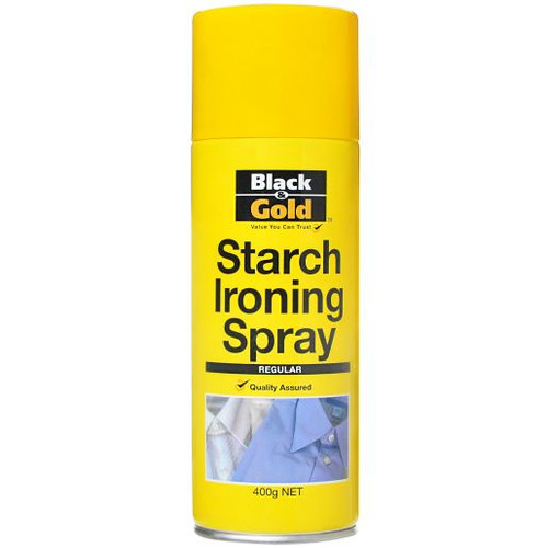 BLACK & GOLD IRONING SPRAY REGULAR 400GM