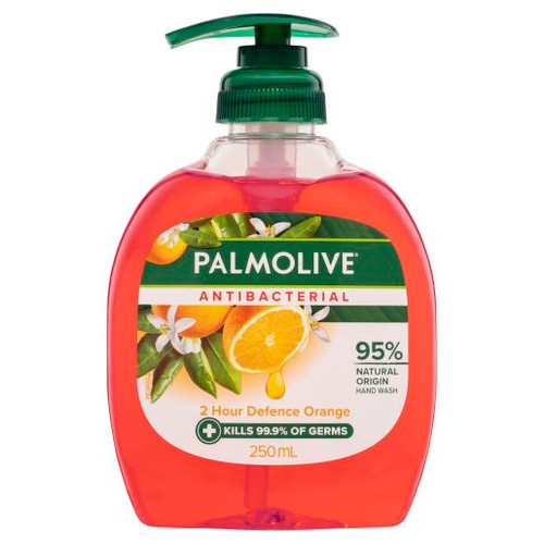 Palmolive Hand Wash Antibacterial Pump Orange 250ml