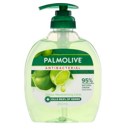 PALMOLIVE ANTI-BACTERIAL LIME LIQUID SOAP PUMP 250ML