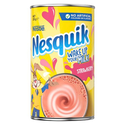 NESTLE NESQUIK STRAWBERRY TIN 250GM