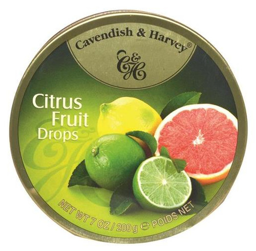 CAVENDISH & HAR CITRUS FRUIT CANDY DROPS 200GM