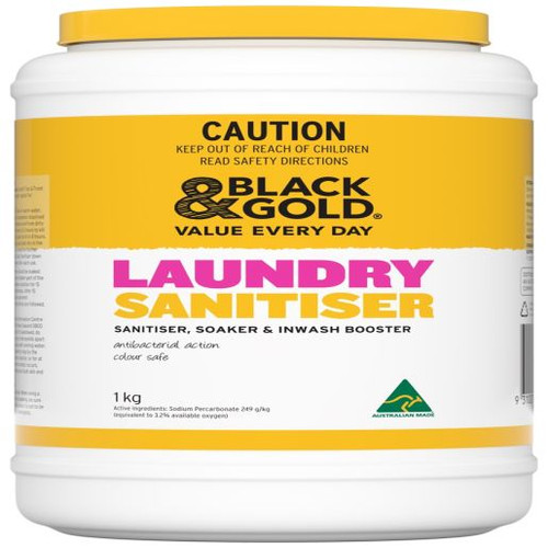 BLACK & GOLD LAUNDRY SANITISER 1KG