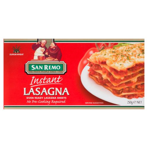 SAN REMO INSTANT LASAGNA 250GM