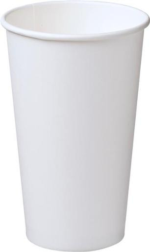 CAST AWAY SINGLE WALL WHITE PAPER CUP 460ML (CA-SW16-WHT) 25S