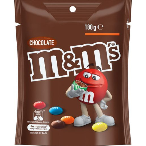 M&M'S PLAIN MILK CHOCOLATE 180GM