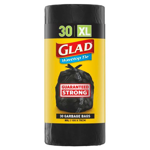 GLAD WAVETOP EXTRA LARGE MULTI PUROSE BAGS 30S