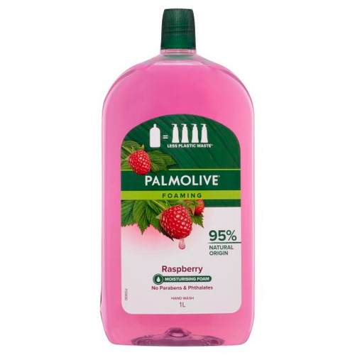 PALMOLIVE RASPBERRY LIQUID SOAP FOAM REFILL 1L