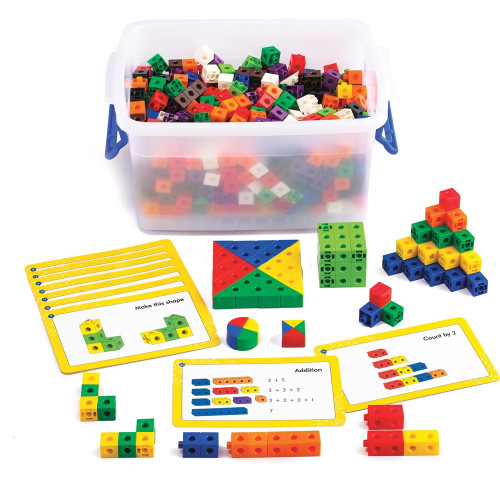 LINKING CUBE SET 504 PIECES, 2CM