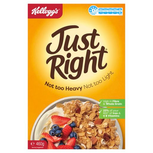 KELLOGGS JUST RIGHT ORIGINAL 460GM