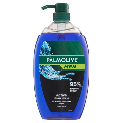PALMOLIVE MENS ACTIVE SHOWER GEL 1L