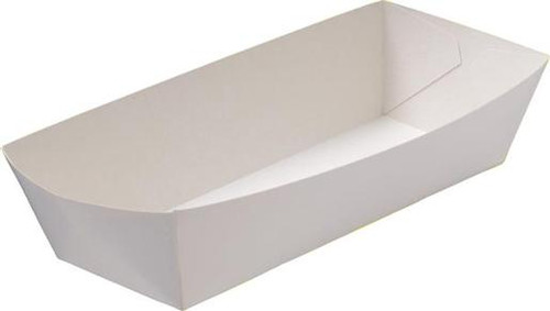 CAST AWAY REDISERVE HOT DOG TRAY WHITE (CA-HDT-W) 50S