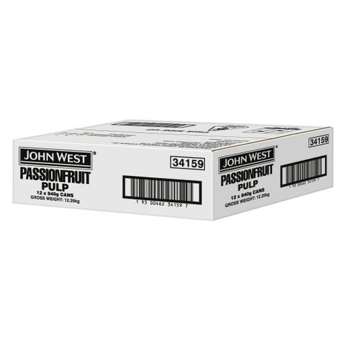 JOHN WEST PASSIONFRUIT PULP 840GM