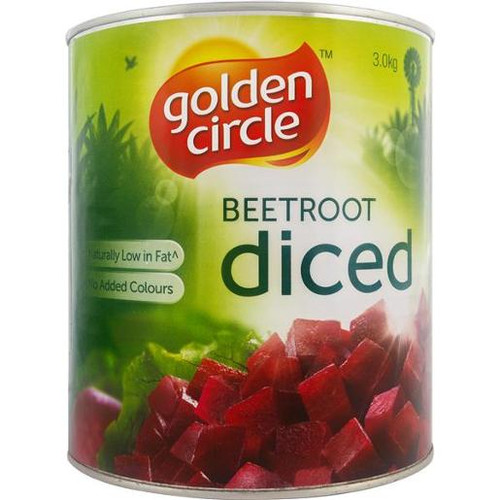 GOLDEN CIRCLE DICED BEETROOT 3KG