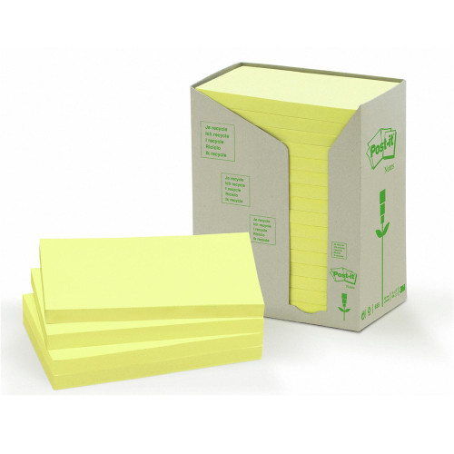 POST-IT 655-RTP NOTES TOWERS Recycled Pastel 73X123mm (Pack of 16)