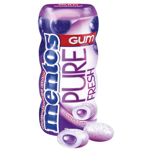 MENTOS GRAPE MENTOS POCKET BOTTLE 30GM (Carton of 10)
