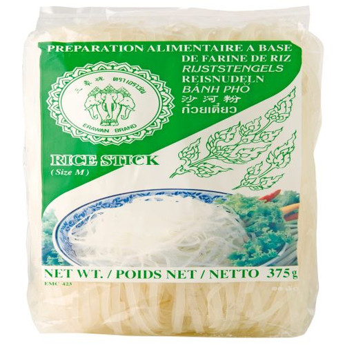 ERAWAN MEDIUM RICE STICKS 375GM (Carton of 8)