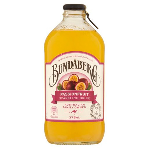 BUNDABERG PASSIONFRUIT SOFTDRINK 375ML (Carton of 12)