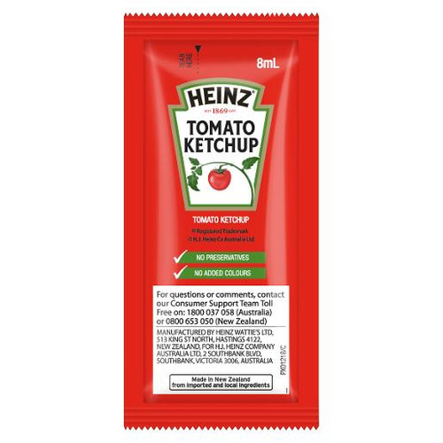 HEINZ KETCHUP PORTIONS 300X8ML 01218
