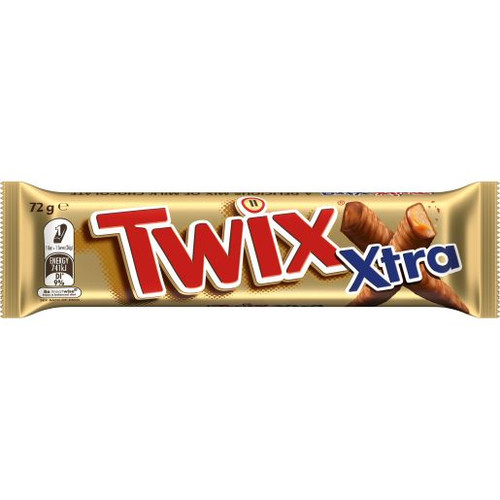 TWIX BAR 2 PACK 72GM (Carton of 20)