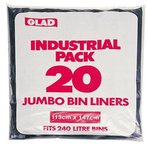 GLAD HEAVY DUTY GARBAGE BAG ROLL 100S