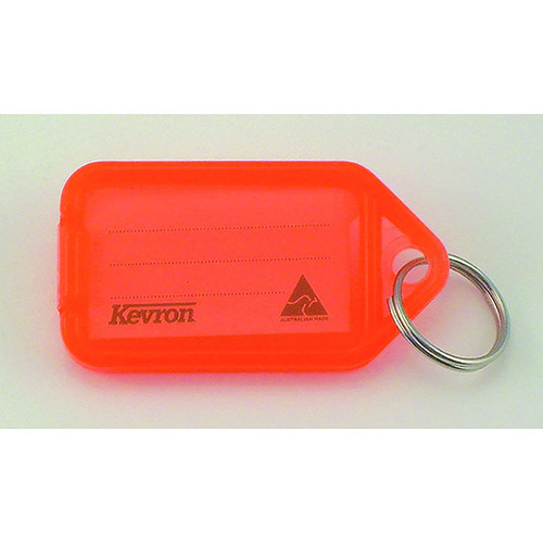 KEVRON ID38 KEYTAGS FLUORO ORANGE BAG 50