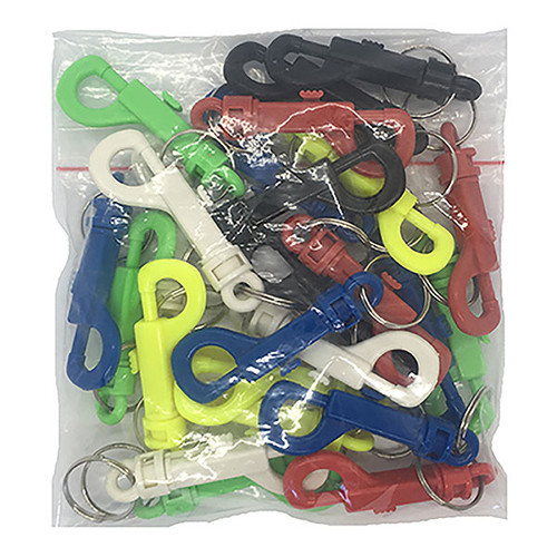 KEVRON AL1032 PLASTIC J-CLIP ASSORTED BAG 25