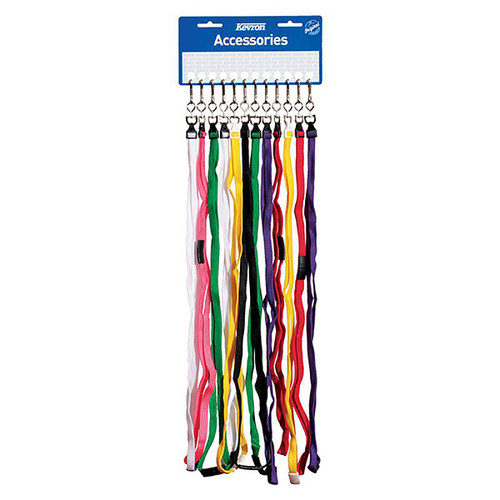 KEVRON ID1018 BREAKAWAY LANYARD ASSORTED CARD 12PCS