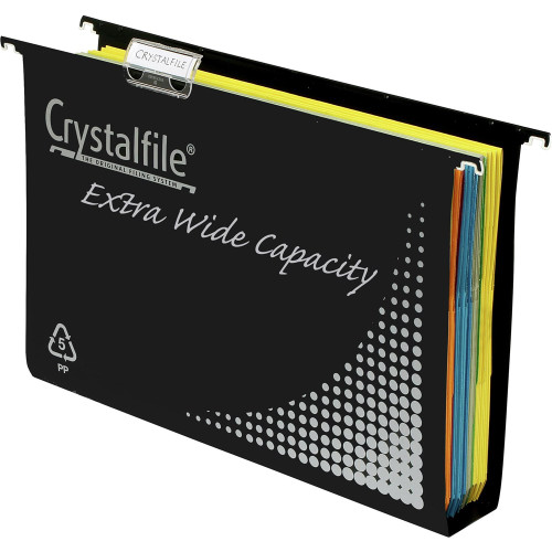 CRYSTALFILE SUSPENSION FILES PP Complete Extra Wide 50mm Polypropylene (Pack of 10)