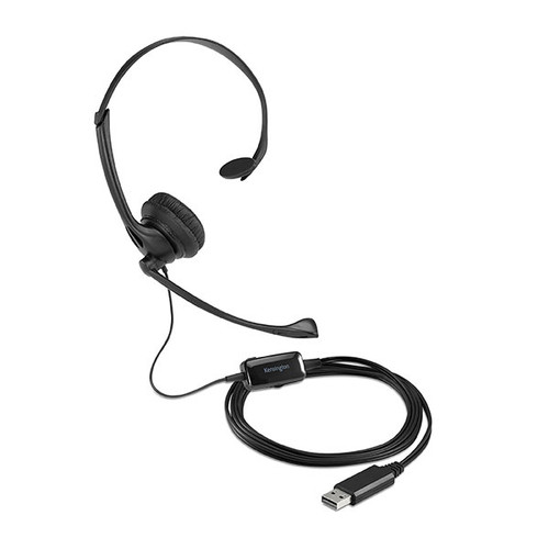 KENSINGTON HEADSET MONO INLINE CONTROL