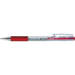 STAEDTLER 422GM2 RETRACTABLE BALLPOINT PEN RED 422GM-2