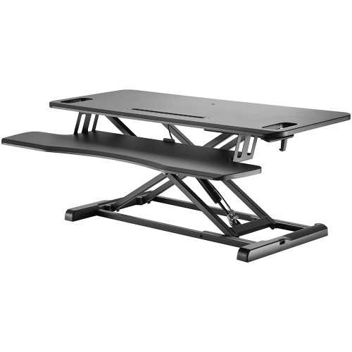 Ergovida Manual Desktop Riser 800W x 400D x 110-505mmH Black